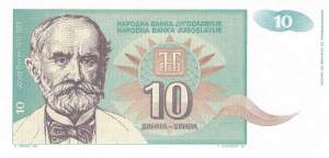 Jugoslawien p138 10 Dinara 1994